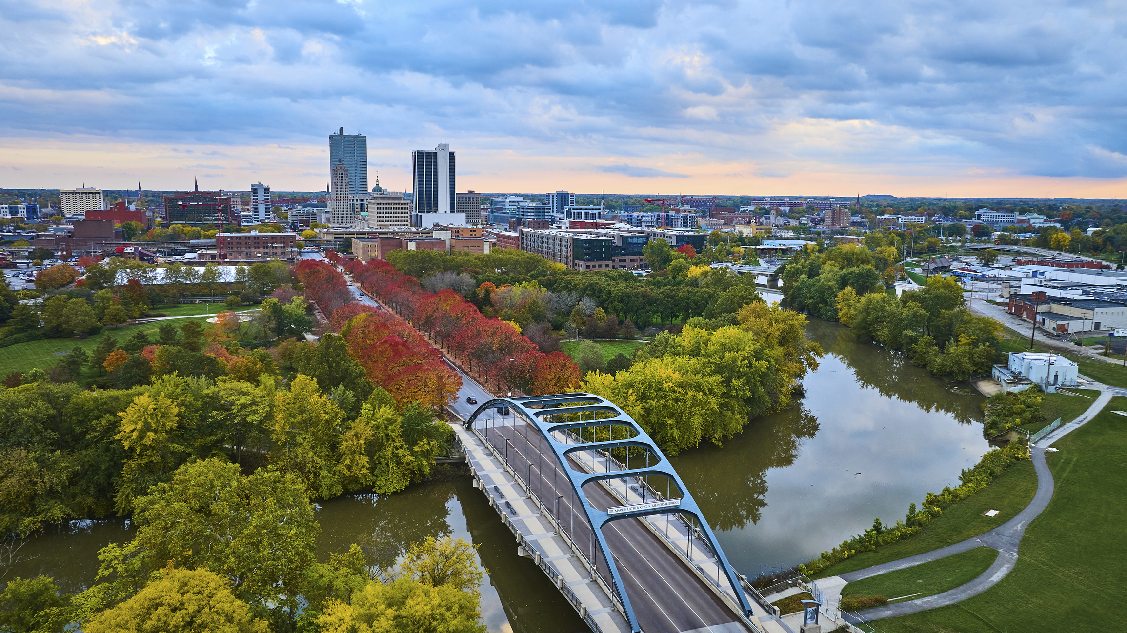 city view of Fort Wayne Indiana