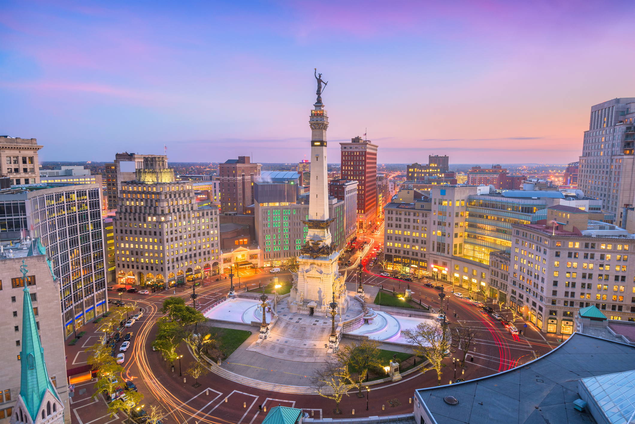 Indianapolis city view