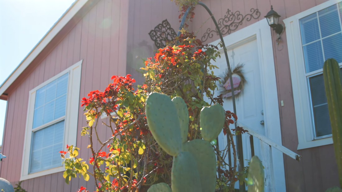 Exterior of a manufactured home in the Country Club community of Tucson, AZ