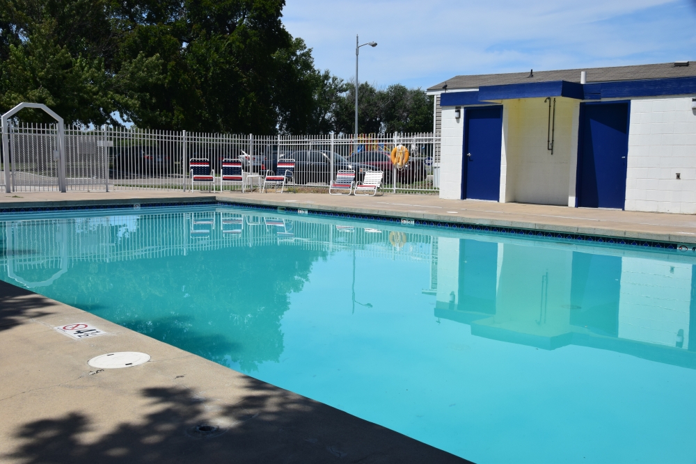 community pool at Sherwood Acres in South Wichita KS