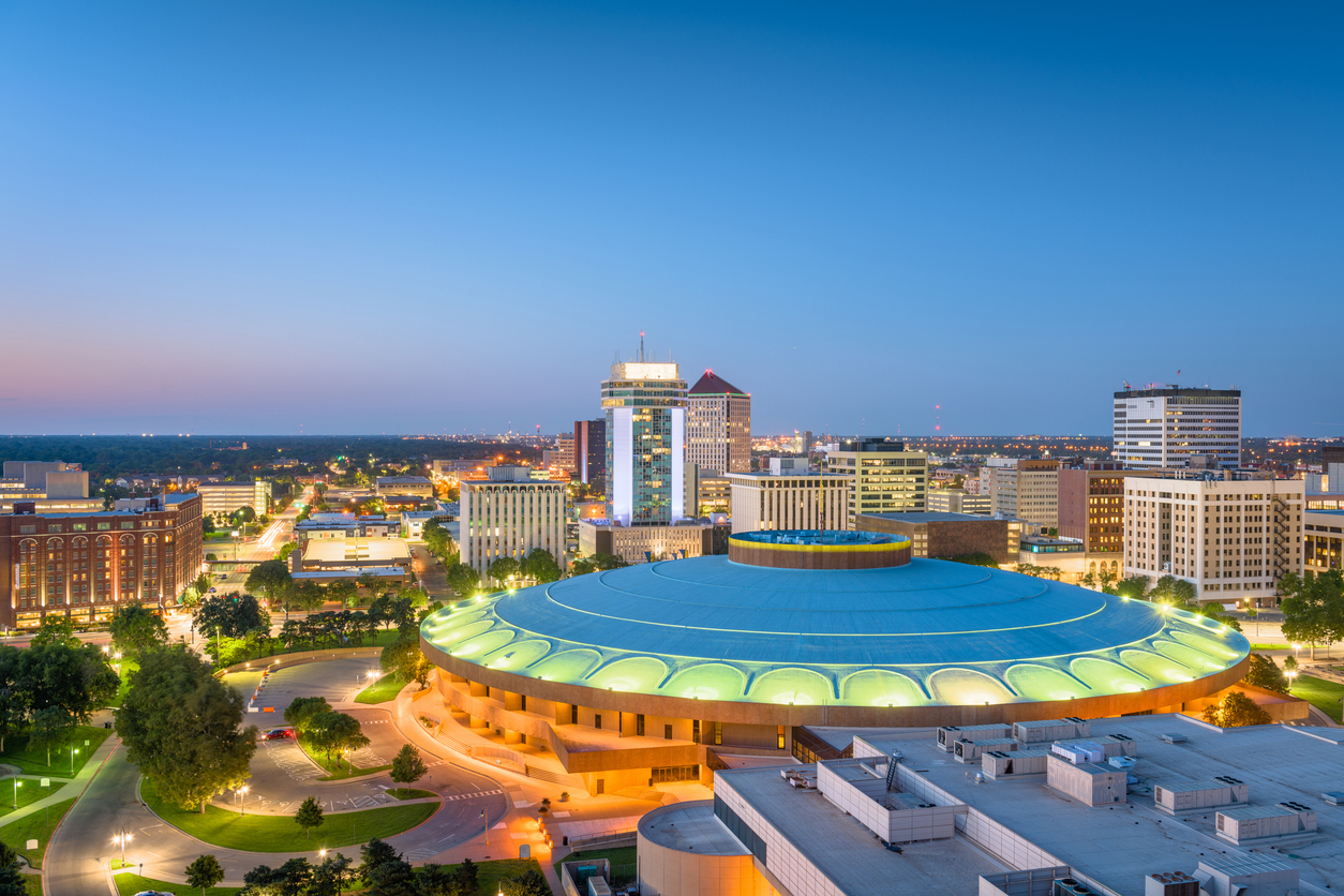city view of Wichita Kansas