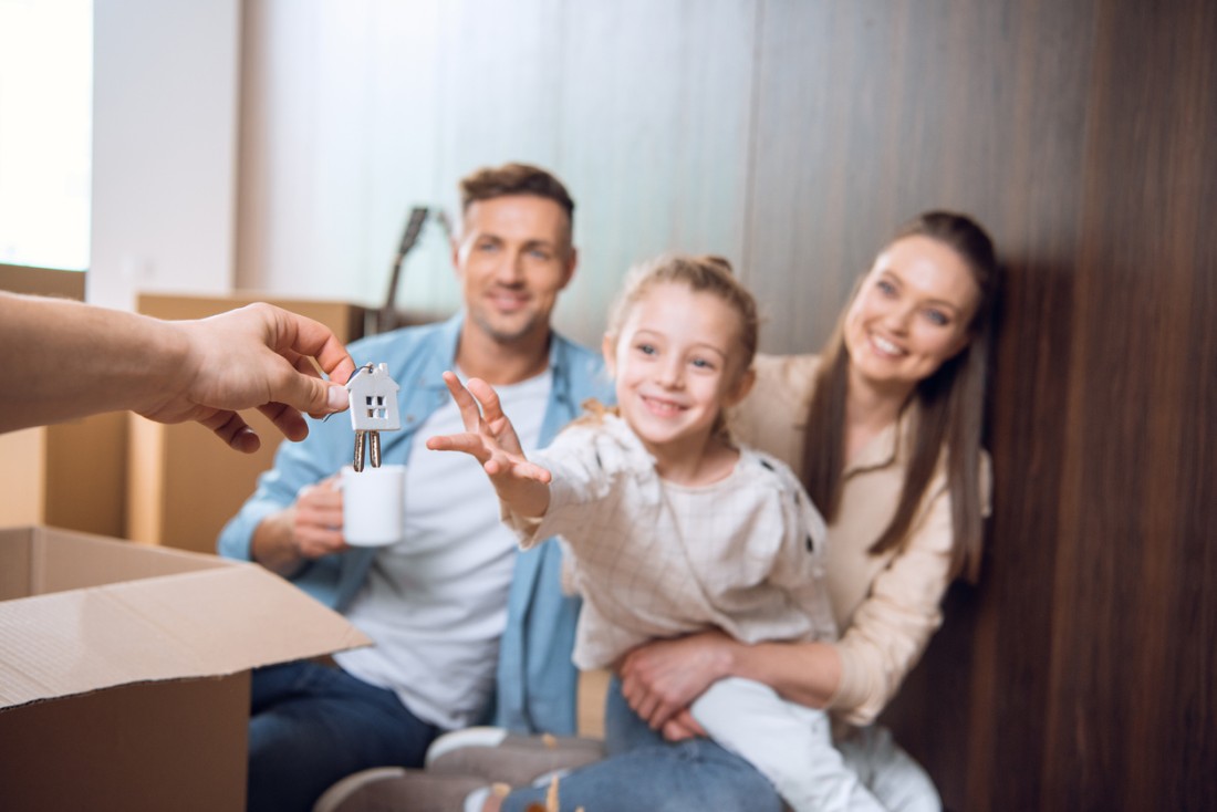 First-time homebuyers get the keys to their manufactured home
